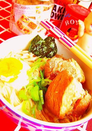 ダイエット糖質制限◆糖質０麺角煮ラーメン-レシピのメイン写真
