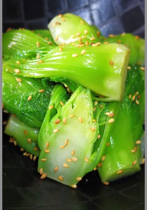 初春の味!旬な蕾菜のかんたん和え物中華風-レシピのメイン写真
