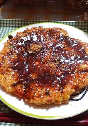 ご飯でお好み焼き-レシピのメイン写真