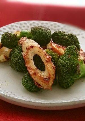 ブロッコリーと竹輪のカレー炒め-レシピのメイン写真