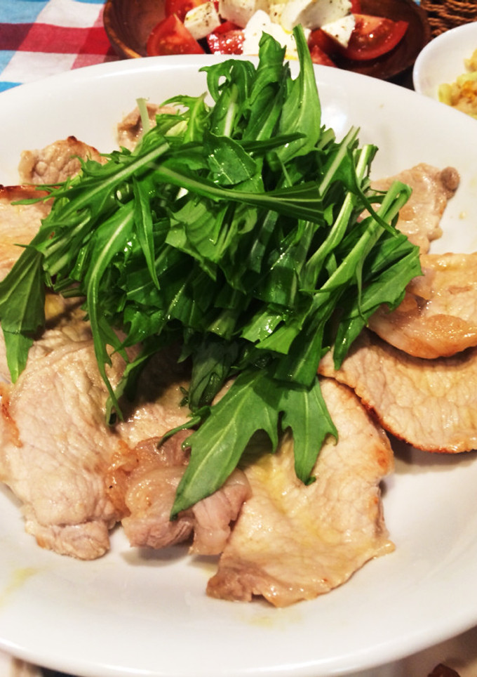 豚肉と水菜巻き-レシピのメイン写真