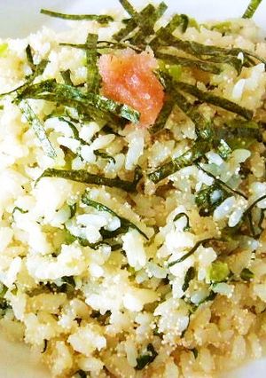 簡単♪ ＊たらこと野沢菜のチャーハン＊-レシピのメイン写真