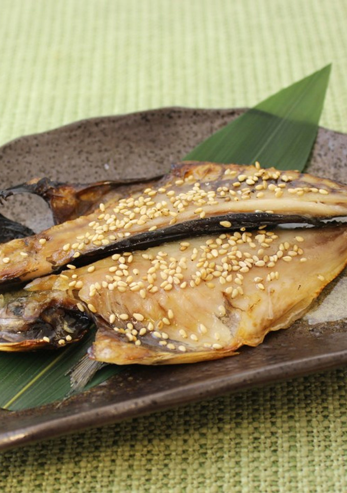 あじのみりん漬け焼き-レシピのメイン写真