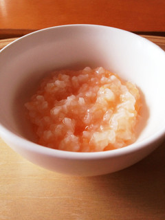 炊飯器でにんじんのお粥♡中期離乳食♪-レシピのメイン写真