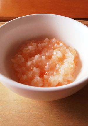 炊飯器でにんじんのお粥♡中期離乳食♪-レシピのメイン写真