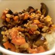 野菜・椎茸・ひき肉のトマト煮込み