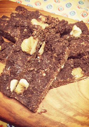 ナチュラル食材で♪ チョコナッツバー-レシピのメイン写真