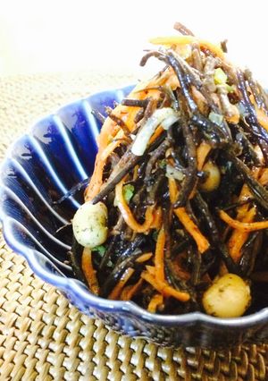 【母スミコ】中華風ひじき炒め-レシピのメイン写真