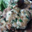挽き肉の落とし焼き