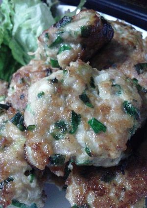 挽き肉の落とし焼き-レシピのメイン写真