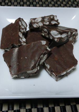簡単チョコバー　ポン菓子入り-レシピのメイン写真