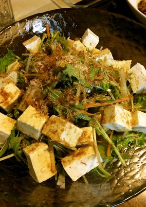 水菜と豆腐のさっぱりサラダ-レシピのメイン写真
