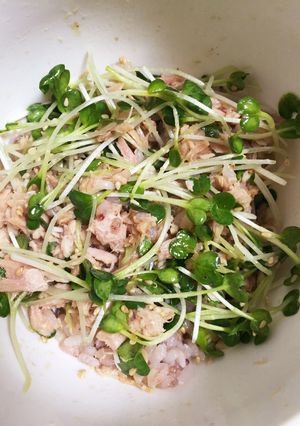 ササっと簡単!!かいわれツナ丼-レシピのメイン写真