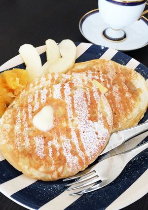 HMで簡単バナナパンケーキ♪-レシピのメイン写真