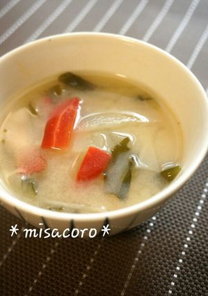 mヤーコンの味噌汁-レシピのメイン写真
