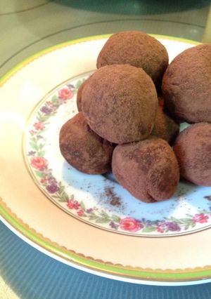 ヘルシー♪豆乳チョコトリュフ-レシピのメイン写真