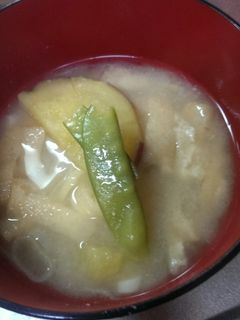 さつまいもと長ネギの味噌汁-レシピのメイン写真