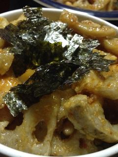 ピリ辛唐揚げ丼-レシピのメイン写真
