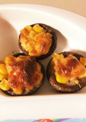 簡単！美味♡しいたけのマヨコーン焼き-レシピのメイン写真