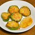 お弁当に!ピーマンのカニかまチーズ詰め