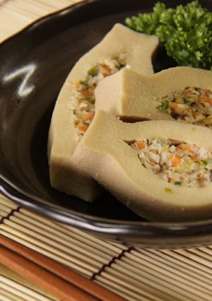 【おいしくて栄養満点！】高野豆腐の印籠煮-レシピのメイン写真
