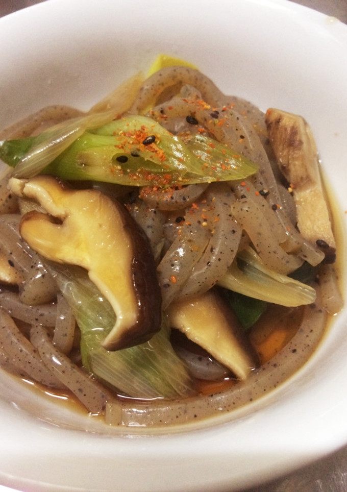 突き出しこんにゃくのしょうゆ煮-レシピのメイン写真