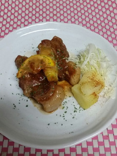 豚トンテキの煮込み-レシピのメイン写真