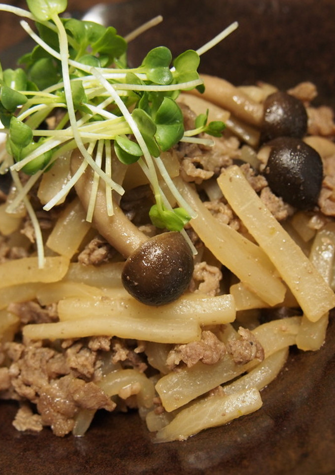 大根と牛肉のゆず胡椒炒め煮-レシピのメイン写真
