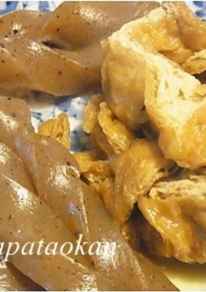 こんにゃくと薄揚げの煮物-レシピのメイン写真
