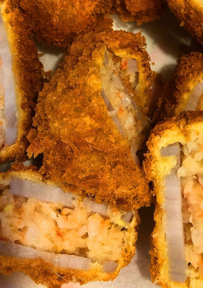 れんこんとえびのはさみ揚げ-レシピのメイン写真