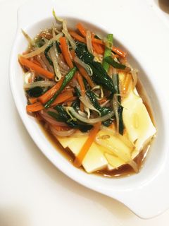 超簡単*豆腐の野菜あんかけ-レシピのメイン写真