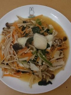 鱈とホウレン草の炒め物-レシピのメイン写真