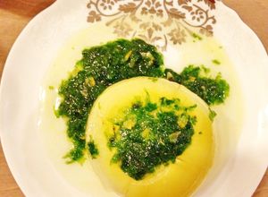 塩レモン活用：生のりのバターソース-レシピのメイン写真