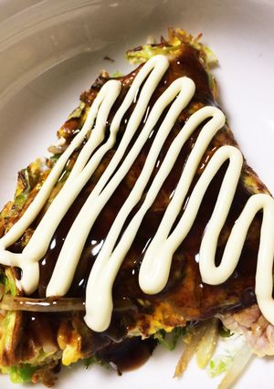 冷蔵庫の残り物で簡単とん平焼き-レシピのメイン写真