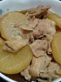 大根と豚肉の煮物-レシピのメイン写真