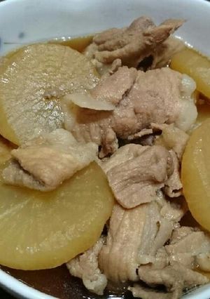 大根と豚肉の煮物-レシピのメイン写真