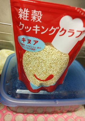キヌアを米に混ぜて炊く-レシピのメイン写真