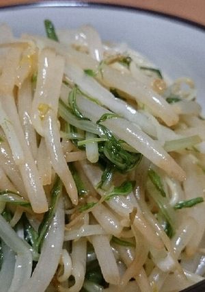 スチーマーで簡単☆もやしと水菜のナムル-レシピのメイン写真