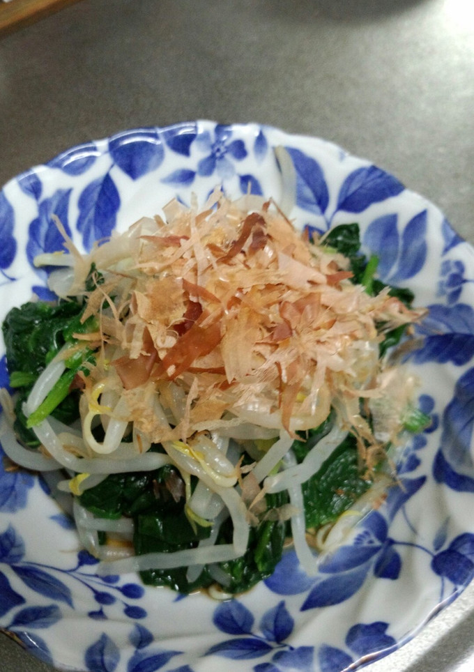 もやしでかさ増し★ほうれん草のおひたし-レシピのメイン写真