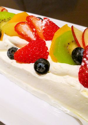 ラズベリークリームサンドケーキ-レシピのメイン写真