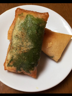 大葉とチーズと鶏ひき肉の春巻き-レシピのメイン写真