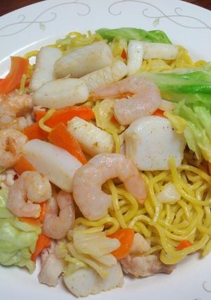 ミックス塩焼きそば-レシピのメイン写真