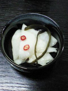 蕪(かぶ)のお漬物千枚漬け風-レシピのメイン写真