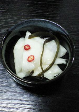 蕪(かぶ)のお漬物千枚漬け風-レシピのメイン写真