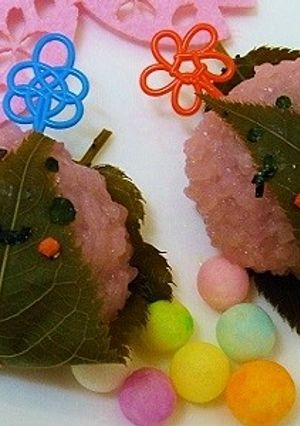ひな祭りデコ桜餅♪-レシピのメイン写真
