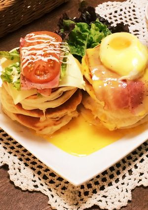 あずままおうちカフェ♡エッグベネディクト-レシピのメイン写真