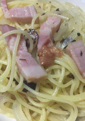 シンプル ベーコンのペペロンチーノ-レシピのメイン写真