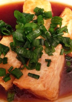 揚げ出し豆腐 すき焼き味-レシピのメイン写真
