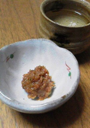 柚子胡椒味噌で簡単日本酒の肴-レシピのメイン写真