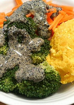 黒胡麻豆乳ふわふわドレッシング-レシピのメイン写真